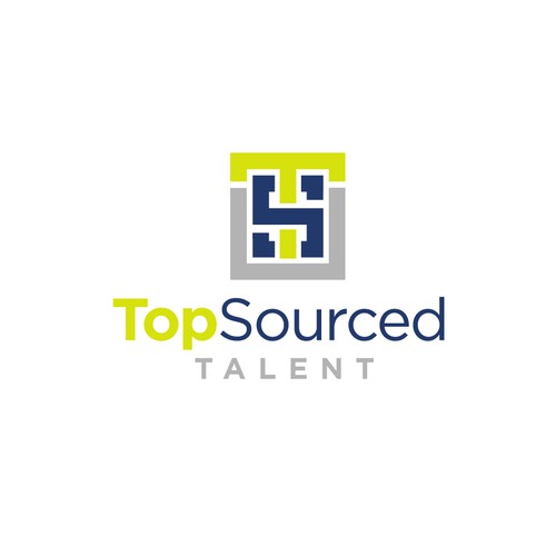 New firm TopSourced Talent seeking sophisticated logo Design by Transformed Design Inc.