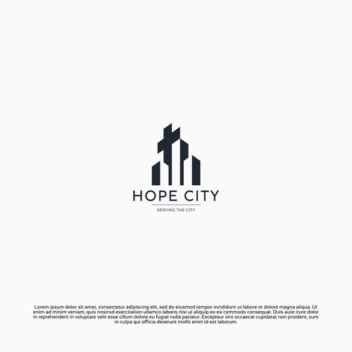 Diseño de We need a creative Bold and Innovative Logo for Hope City de SherpaStudio®