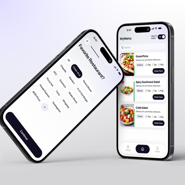 Design a Clean, Personalized Food App UI