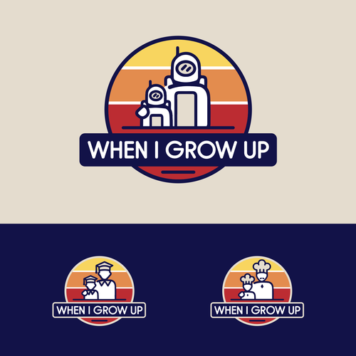 When I Grow Up Logo Design by Your favorite Italian Designer