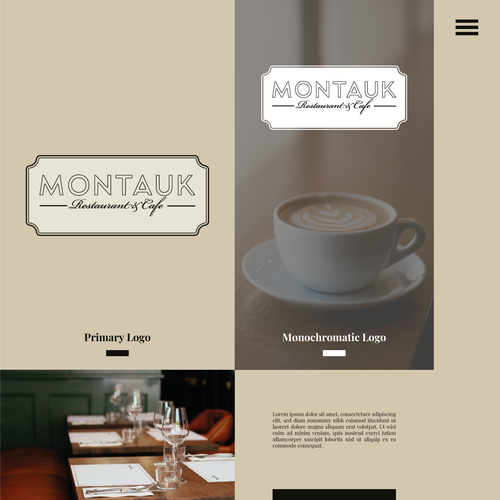 Montauk Logo Design by zbt Design