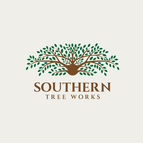 sleek and professional logo for a tree business Design by mamasudhossen