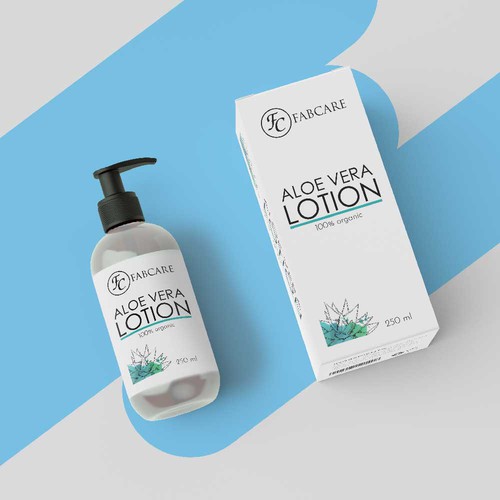 Label Design for Aloe Vera Lotion Design by DariiaDmitrievaa