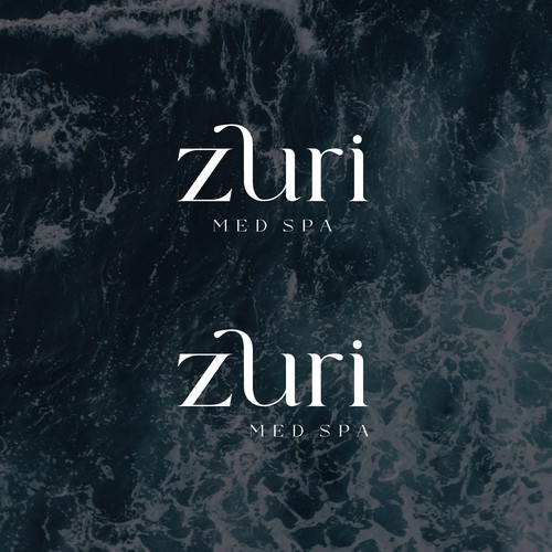Zuri Med Spa Logo Diseño de Muse Creative