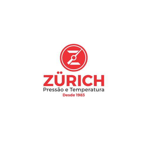 Logo for website. Pressure and temperature gauges industry. Design by brandit