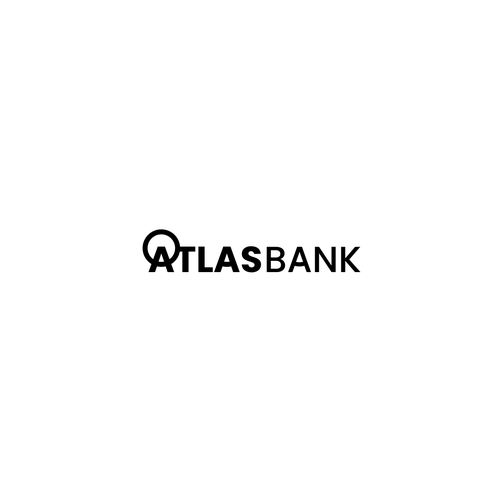 Logo for Atlas Online Bank. Design by cv design