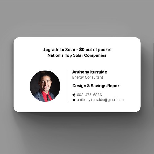 Solar Power business card Design by Taaiebah