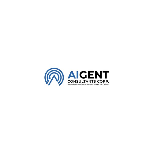 AI Agent Company: Appealing to small to medium sized businesses. Design by oakbrand™