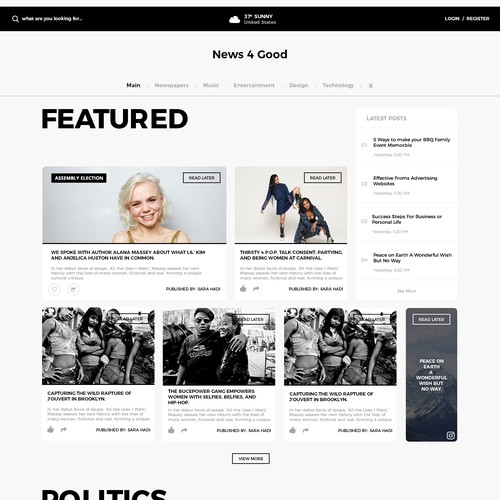 Design finalista por Haroon Aamirr