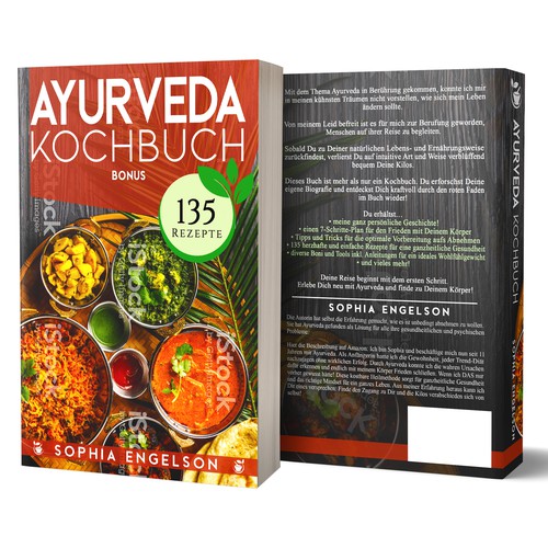 Book-Cover for Ayurveda Cookbook - Cover für Ayurveda Kochbuch Design by JervyDesign