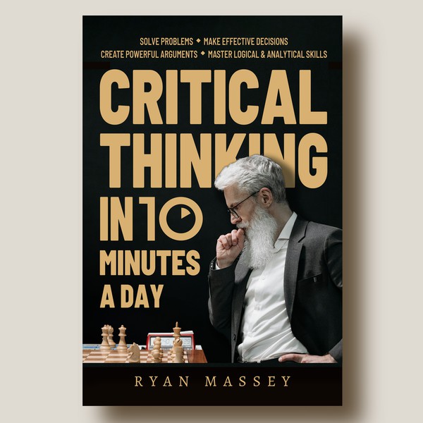 Cool book cover design for critical thinking