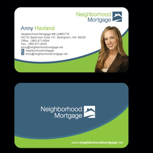 Business Card Design for Modern Mortgage Firm | Stationery contest