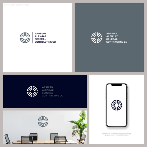 “Modern Industrial Logo for AAGC – Construction & Contracting Company” Design by bo_riq.Std ⇪