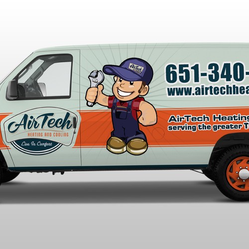 Create the next signage for Airtech heating and cooling Design by Ironhide!