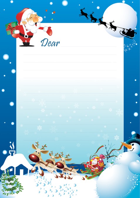 Letter Border for A4 Santa Letter | Other Graphic Design contest