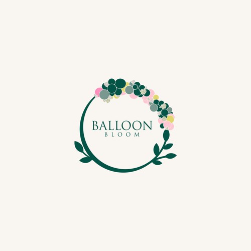 Balloon Bloom Logo Design by BENZdeka