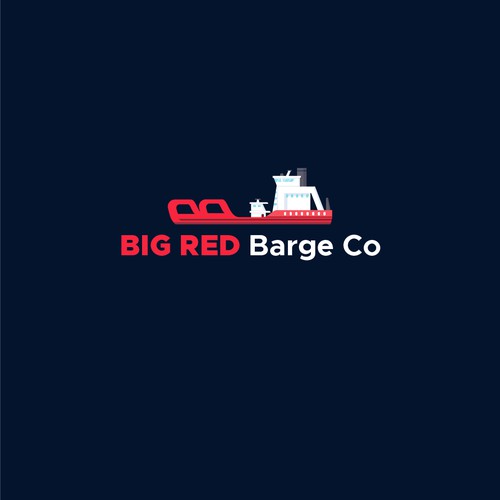 Create the logo for Big Red Barge Company Design by Jovana Anic