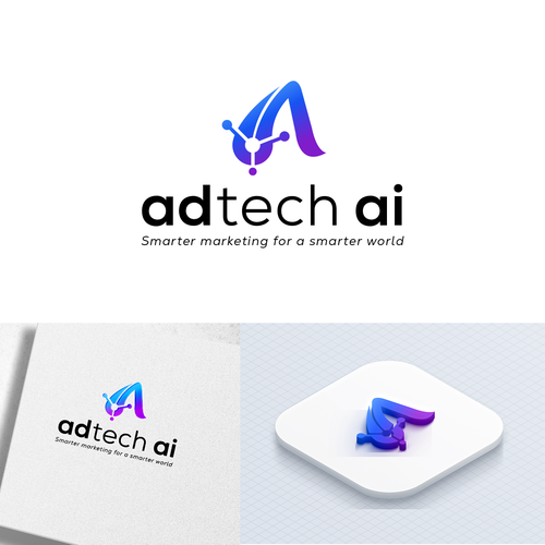 *New* AdTech.AI (or AdTech AI) : Advertising SAAS Company !need an identity! Design by ♔KDR♔Designs