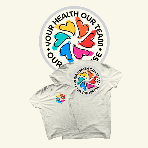Design the Winning Look for our T-Shirt – Our Team, Your Health: A Winning Combination Design by J.Tot