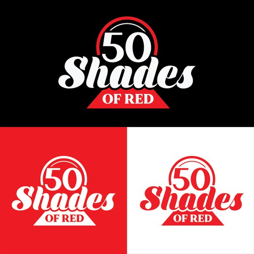 Logo for "50 Shades of Red" themed party Design by Abdesvmvd ©