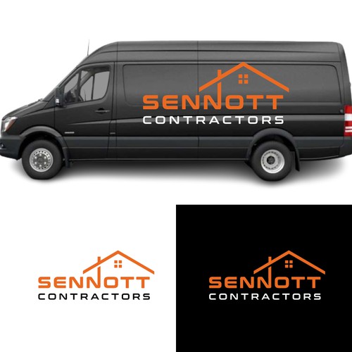 Bold, easy to read logo for construction company specializing in exterior renovations Design by Ashik99d