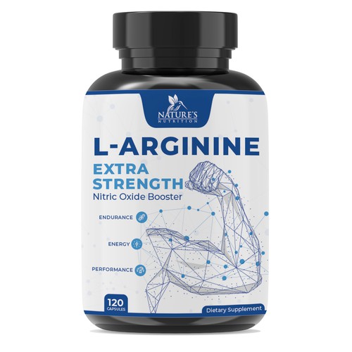 Powerful L-Arginine Capsules Design Needed for Nature's Nutrition Design by EsoWorld