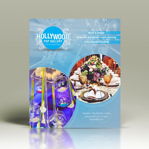 Create A Magazine Ad For Luxury Event Planning Company! Postcard