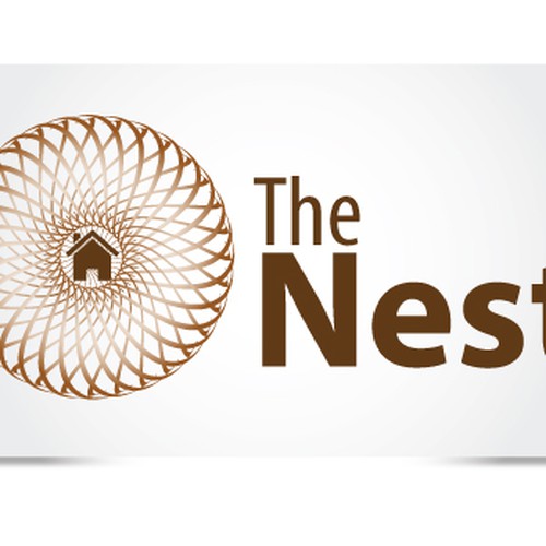 logo for the Nest Design by sk dezine