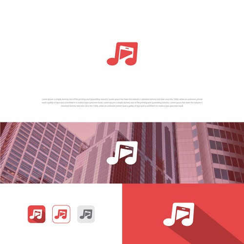 Powerful Redesign for Music/Ringtone App Icon Design by Storiebird