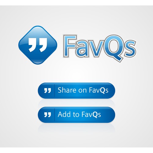 FavQs Logo Diseño de 600DPIX