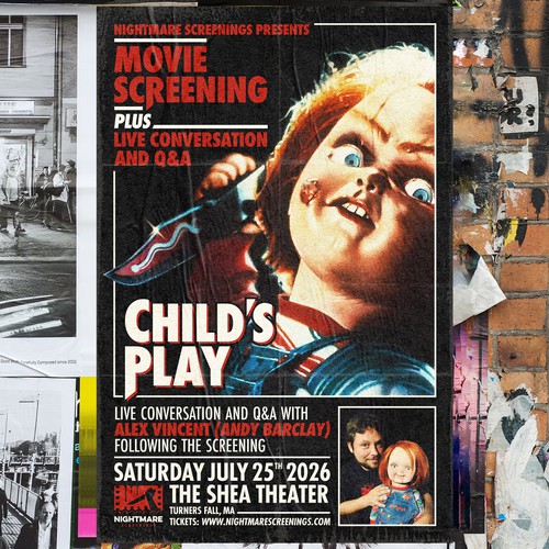 "Nightmare Screenings - Movie screening with celebrity appearance." winning Album Cover
