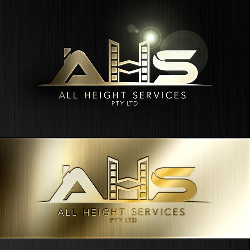 Create a height safety logo out of the letters 'AHS' Design by carlosonaba