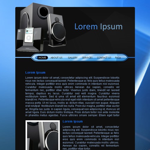 1-3 Page Website Template Design von Boneless Bangus