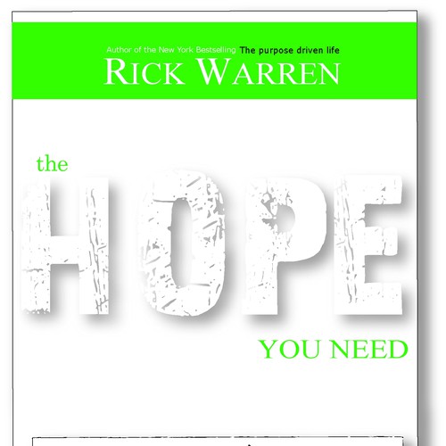 Design Rick Warren's New Book Cover Design by genteradical