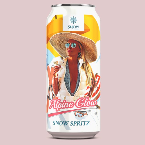 Snow Tequila Cocktail CANS Design by Cameleon77