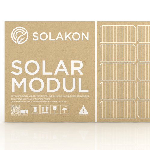 Create a nice Packaging Design for Solar Panels Design by buds78