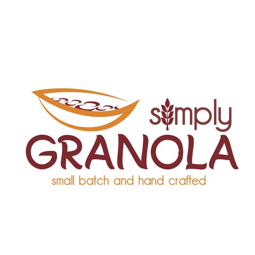 Create an eye catching logo for Simply Granola | Logo design contest