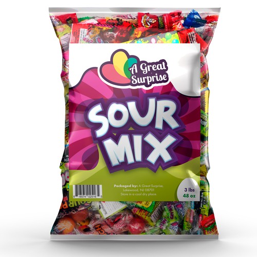 Design a modern, clean, chic, and professional candy label. Design réalisé par Totoya