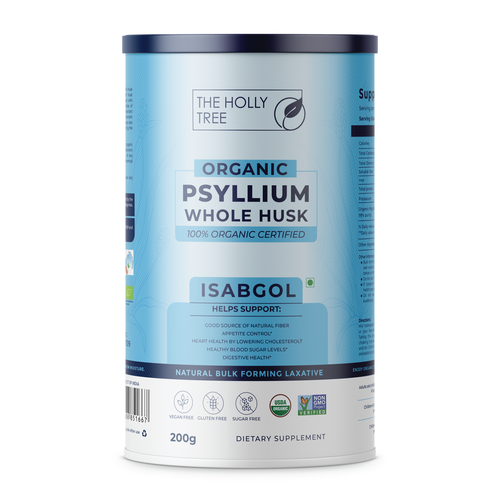 Organic Psyllium Whole Husk Label Design by Sayyed Jamshed