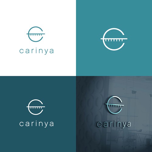 A logo for Carinya Apartments Design by Mr. Adorable™