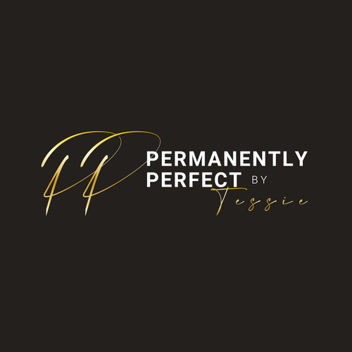 Modern and Clean Permanent Makeup Logo making my brand stand out and be easily identifiable. Design by AEI™