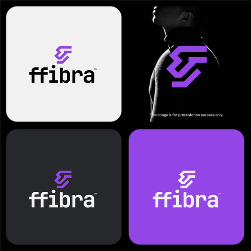 Logo for Fiber Internet Provider Diseño de casign