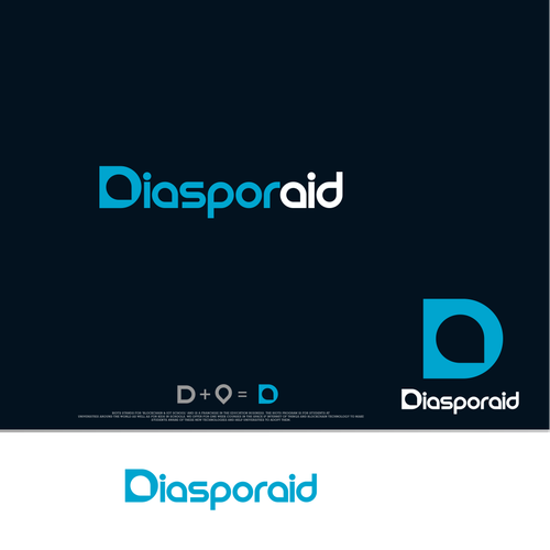 Design a powerful logo for diasporaid, an impact-oriented network/platform for expats Design by InTuos Pro