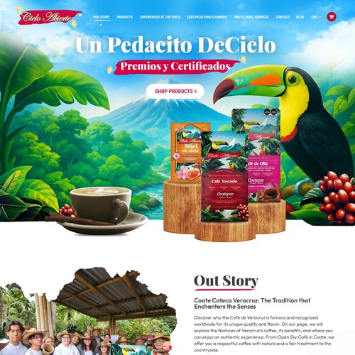 Web page design contest entry by pb⚡️