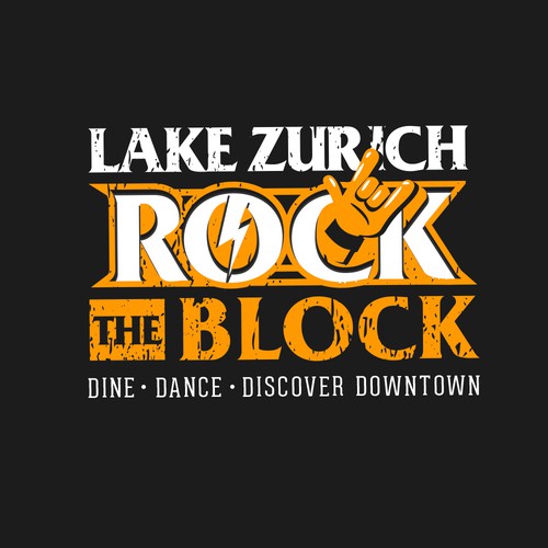 Lake Zurich Rock the Block Logo design contest