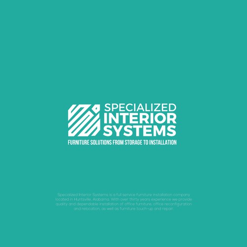 We need a powerful yet elegant and simple logo for our business interior solutions company. Design by JosH.Creative™