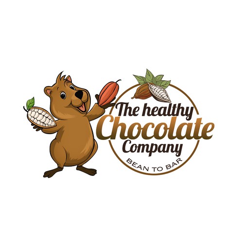 The Healthy Chocolate Company needs our happy mascot to be drawn and immortalised. Design by patpinky
