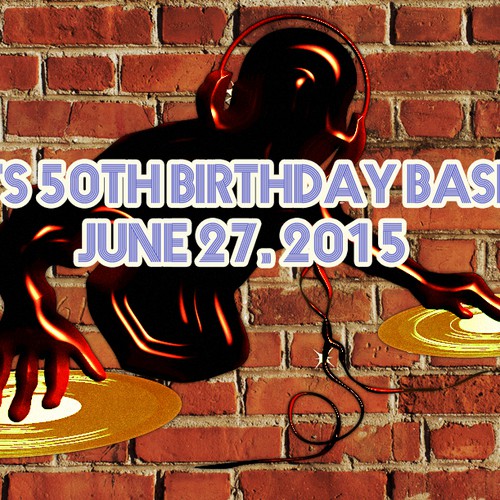 We need a logo for my friend EJ's 50th birthday bash Design by bobshemel23