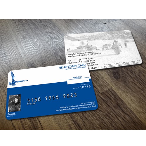 Designing Beneficiary Membership Cards Business card contest