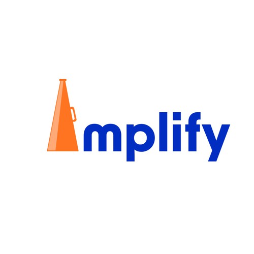 Amplify Logo Design by Radiant1976